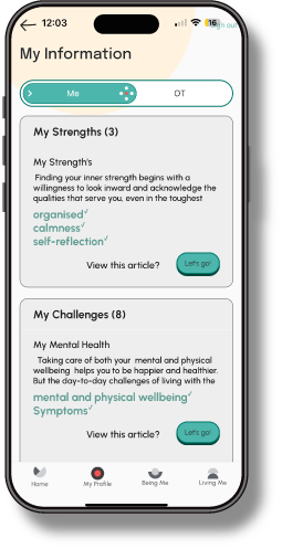 Me+OT — My Information detail
